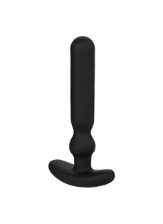 Черный анальный вибростимулятор Rechargeable Large Anal-T (15 см)