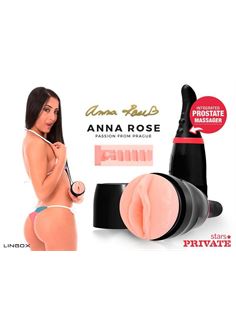 Мастурбатор-вагина Private Anna Rose Vagina в тубе с хвостиком для массажа простаты