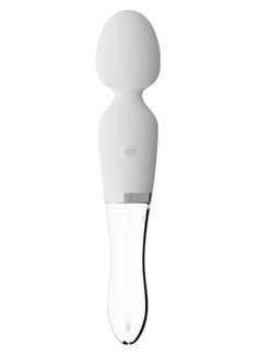 Двусторонний вибратор Wand LED (21,5 см)
