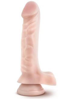 Телесный фаллоимитатор с мошонкой Dr. Skin 9 Inches Cock 1 (22,86 см)