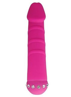 Розовый вибратор SPARKLE SUCCUBI VIBRATING DONG (14,5 см)