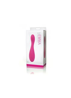 Розовый вибратор UltraZone Emma 6X Silicone Vibrator - 20 см.