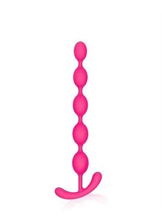 Ярко-розовая анальная цепочка Cosmo (22,3 см)