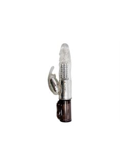 Прозрачный компьютерный вибратор Eve After Dark 7x Rabbit Vibe - 22 см.