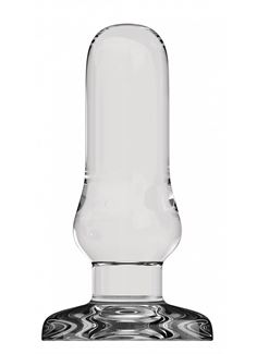 Прозрачный анальный стимулятор Bottom Line 6 Model 4 Glass - 15,5 см.
