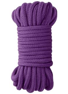 Фиолетовая веревка для бондажа Japanese Rope (10 м)