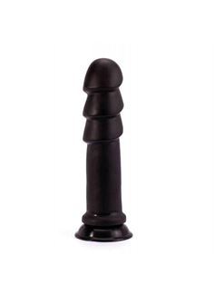 Черный анальный фаллоимитатор 11.25 King Sized Anal Ripples (28 см)