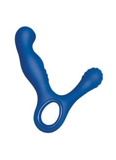 Синий стимулятор простаты с вибрацией Revive Prostate Massager