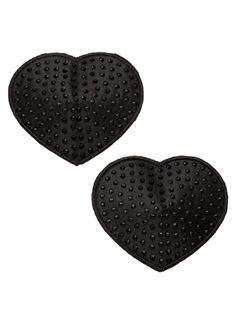 Черные пэстисы в форме сердечек Heart Pasties