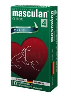 Презервативы Masculan Classic 4 XXL увеличенного размера (10 шт)