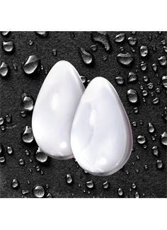 Большие прозрачные стеклянные вагинальные шарики CRYSTAL KEGEL EGGS