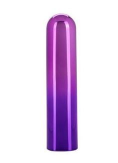 Фиолетовый гладкий мини-вибратор Glam Vibe (9 см)