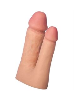 Полая насадка для двойного проникновения XLover Double Pleasure с фиксирующим ремешком