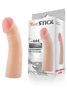 Фаллоимитатор-насадка RealStick #444 телесного цвета - 16 см.