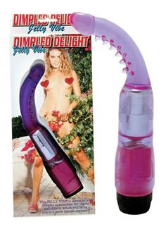 Вибромассажер G-точки с усиками DIMPLED DELIGHT (19 см)