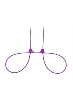 Фиолетовые пластиковые наручники Zip Tie Cuffs