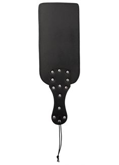 Черная шлепалка Studded Paddle - 38 см.