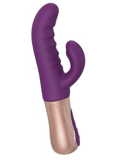 Фиолетовый вибратор-кролик Sassy Bunny (21 см)