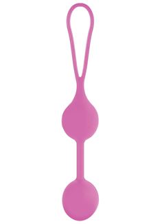 Розовые вагинальные шарики Pleasure Love Balls 