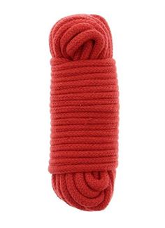 Красная веревка для связывания BONDX LOVE ROPE - 10 м.