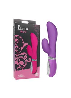 Фиолетовый вибратор Levina-Big G 