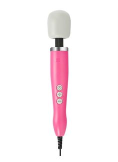 Розовый жезловый вибратор Doxy Massager - 34 см.
