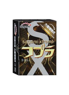 Суженные к основанию презервативы Sagami Xtreme COBRA (3 шт)