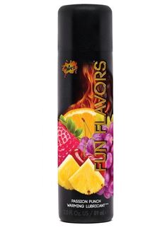 Разогревающий лубрикант Fun Flavors 4-in-1 Passion Punch с ароматом фруктов (89 мл)
