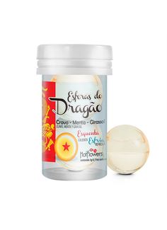 Интимный гель Esferas do Dragao Hot Ball с охлаждающе-разогревающим эффектом (2 шарика по 3 гр.)