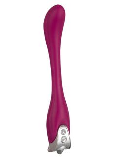 Розовый гнущийся вибратор Flexi Lover - 24 см.