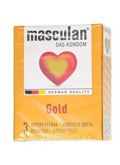 Презервативы Masculan Ultra 5 Gold с ароматом ванили (3 шт)