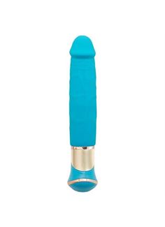 Голубой вибратор ECSTASY Deluxe Rowdy Dong (21,5 см)