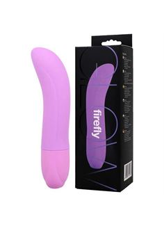 Фиолетовый вибромассажер для стимуляции G-spot - 13 см.