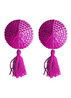 Розовые круглые пестисы Nipple Tassels Round