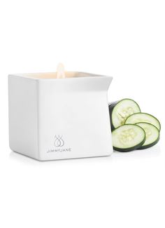Массажная свеча JimmyJane Afterglow Massage Candle с ароматом огурца