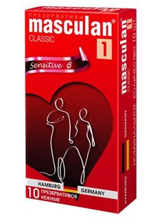 Нежные презервативы Masculan Classic 1 Sensitive (10 шт)