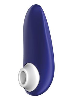 Синий бесконтактный клиторальный стимулятор Womanizer Starlet 2