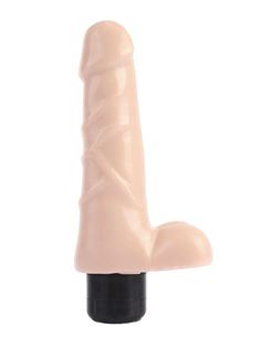 Телесный вибратор реалистик Pleasure Vibrator (19 см)