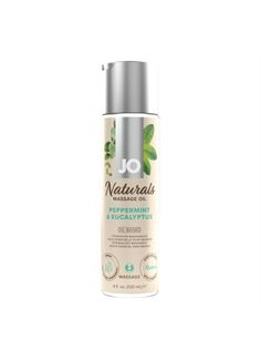 Массажное масло с ароматом перечной мяты и эвкалипта JO Naturals Peppermint & Eucalyptus (120 мл)