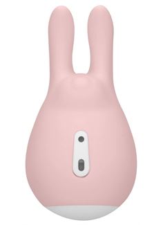 Розовый клиторальный стимулятор Love Bunny - 9,4 см.