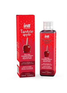 Массажное масло Tantric Apple с ароматом яблока (130 мл)