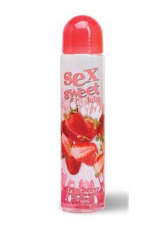 Вкусовой лубрикант с ароматом клубники Sex Sweet Lube - 197 мл.