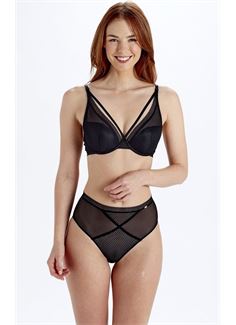 Высокие сетчатые трусики High Waisted Brief
