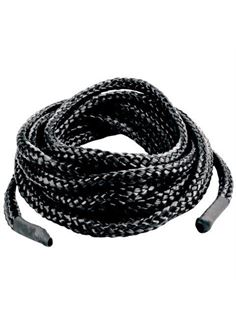 Чёрная верёвка для связывания из японского искусственного шелка (500 см)