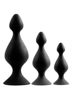 Набор Butt Plug Set из 3 анальных втулок
