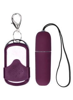 Фиолетовая вибропуля Remote Vibrating Bullet с пультом