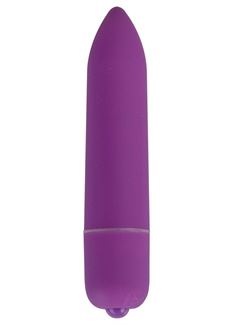 Фиолетовая удлинённая вибропуля Power Bullet Purple (8,3 см)