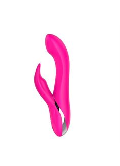 Розовый вибратор со стимулятором клитора NAGHI NO.19 RECHARGEABLE DUO VIBRATOR