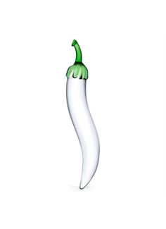 Стеклянный фаллос-перчик Naturals Chilly Pepper (18 см)