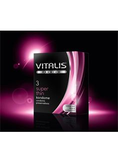 Ультратонкие презервативы VITALIS Premium №3 Super Thin (3 шт)